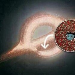 새해 복 새해짤 복주머니 우주 블랙홀 뇌절 새해인사